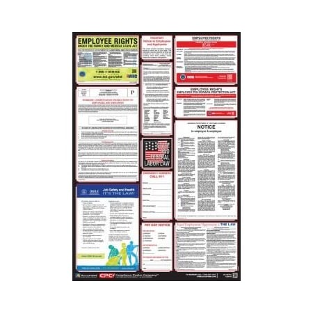 Accuform OSHA SAFETY POSTER COMBO STATE, PPG300AK PPG300AK
